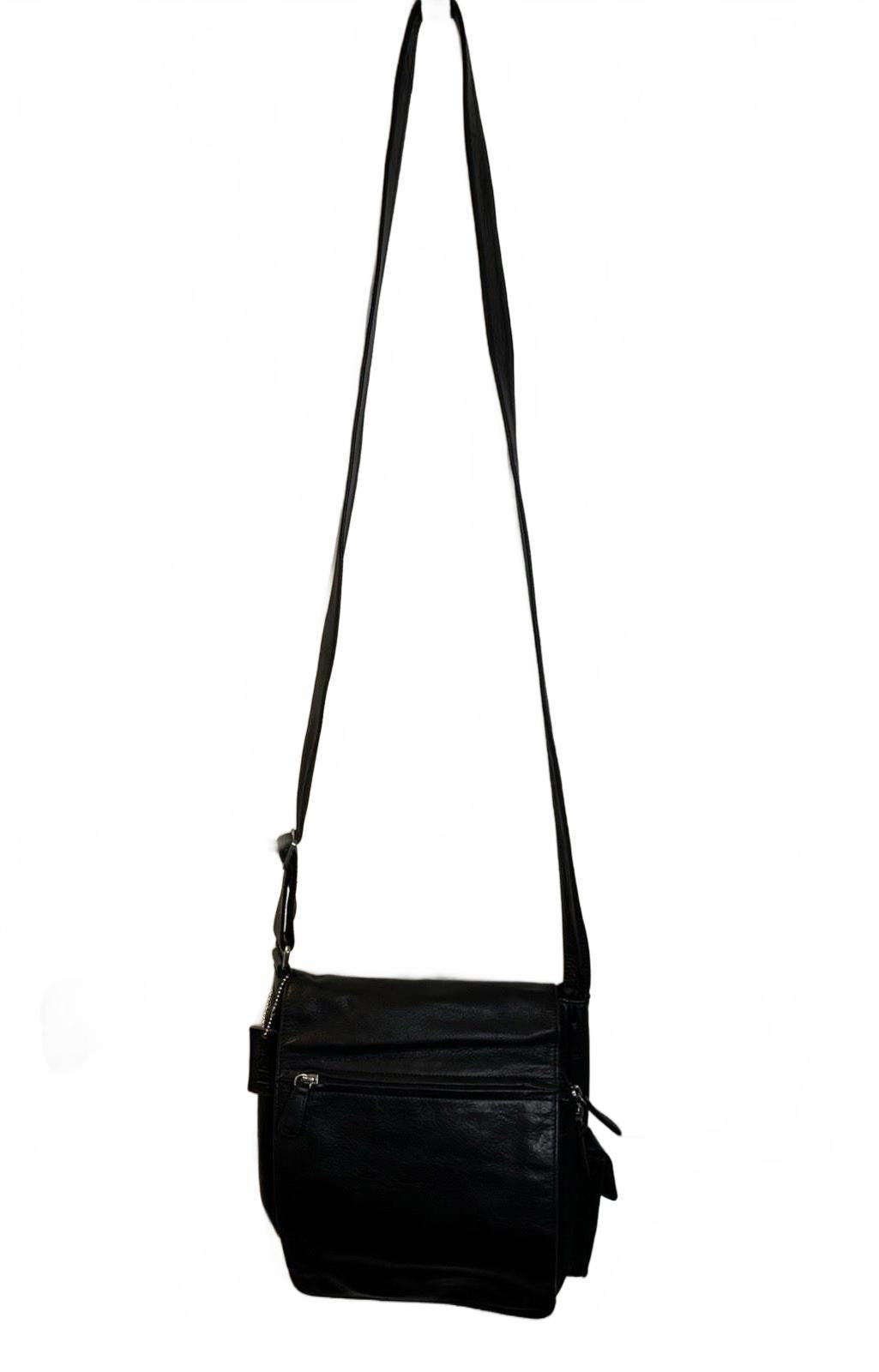 Mori All Leather Crossbody Bag