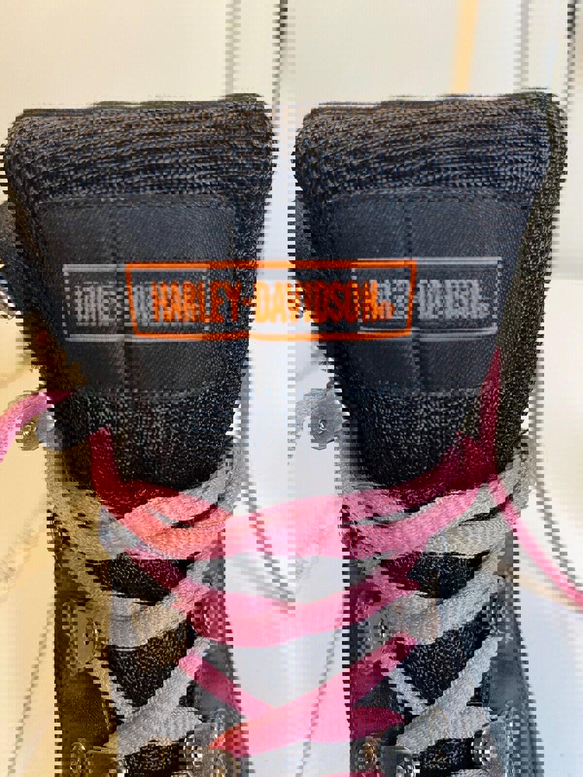 Women's Harley Davidson Motorcycle Boots Size 8