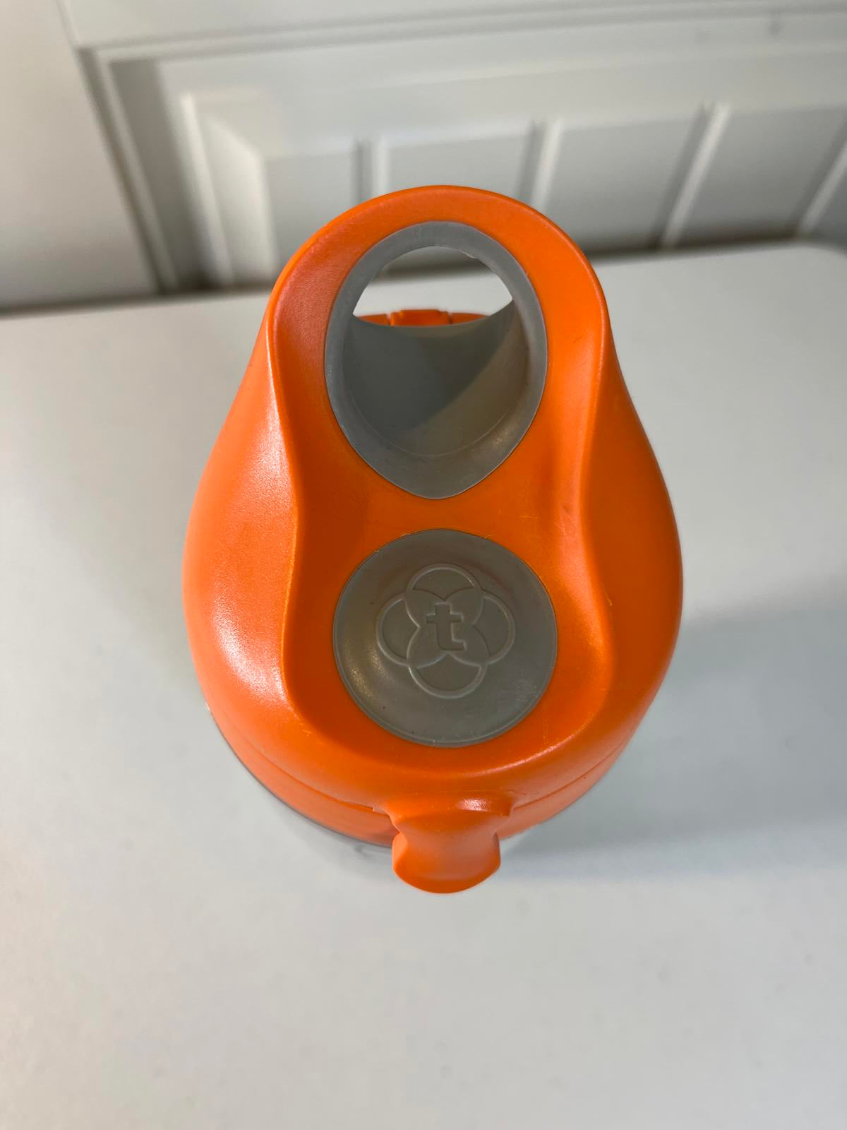 Tervis Whimsical Whale Design Travel Water Bottle with Orange Lid
