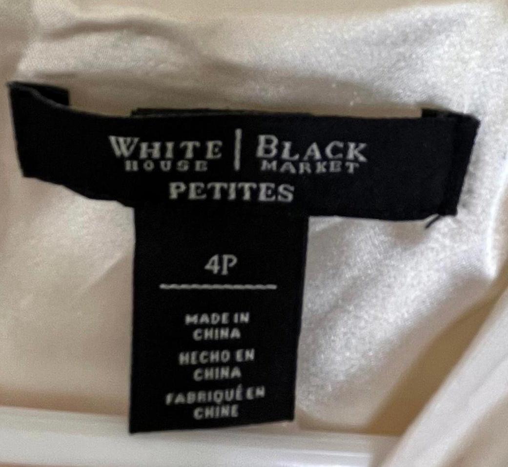 White House Black Market Stylish Color Block Dress - Petites 4P