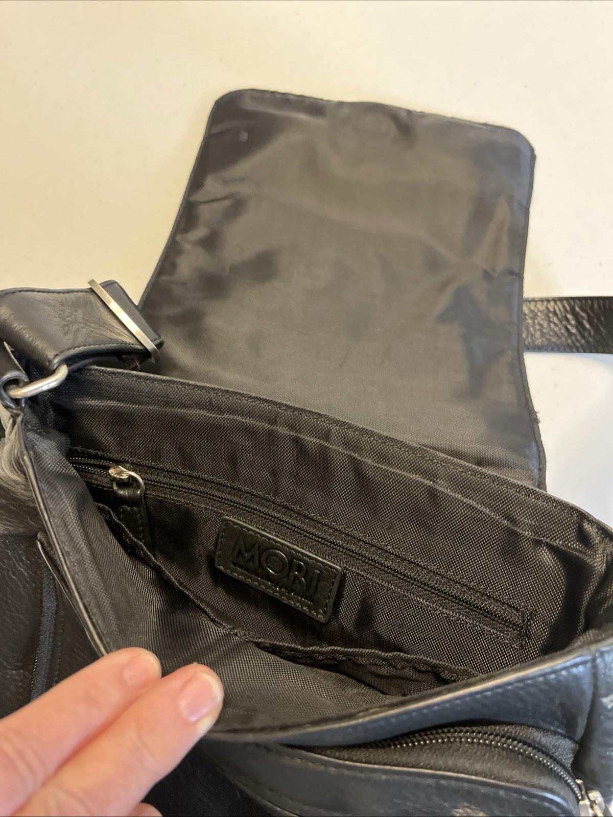 Mori All Leather Crossbody Bag