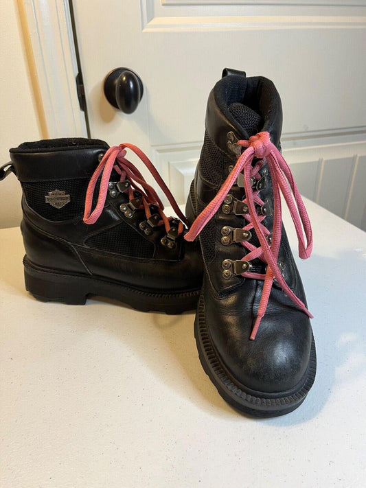 Women's Harley Davidson Motorcycle Boots Size 8