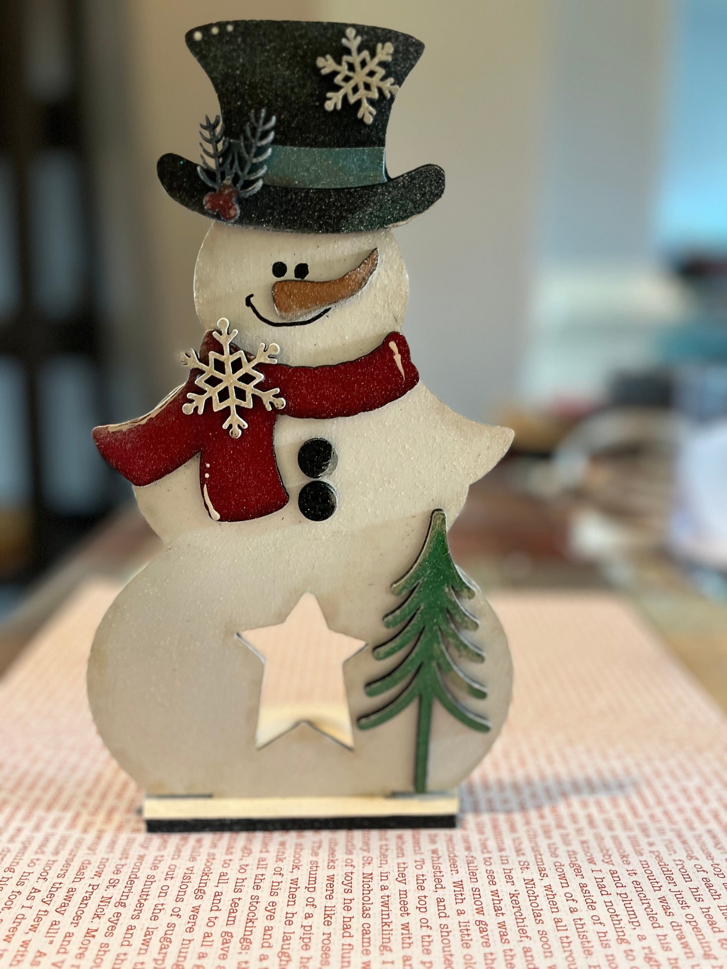 Snowman Votive Candle Holders