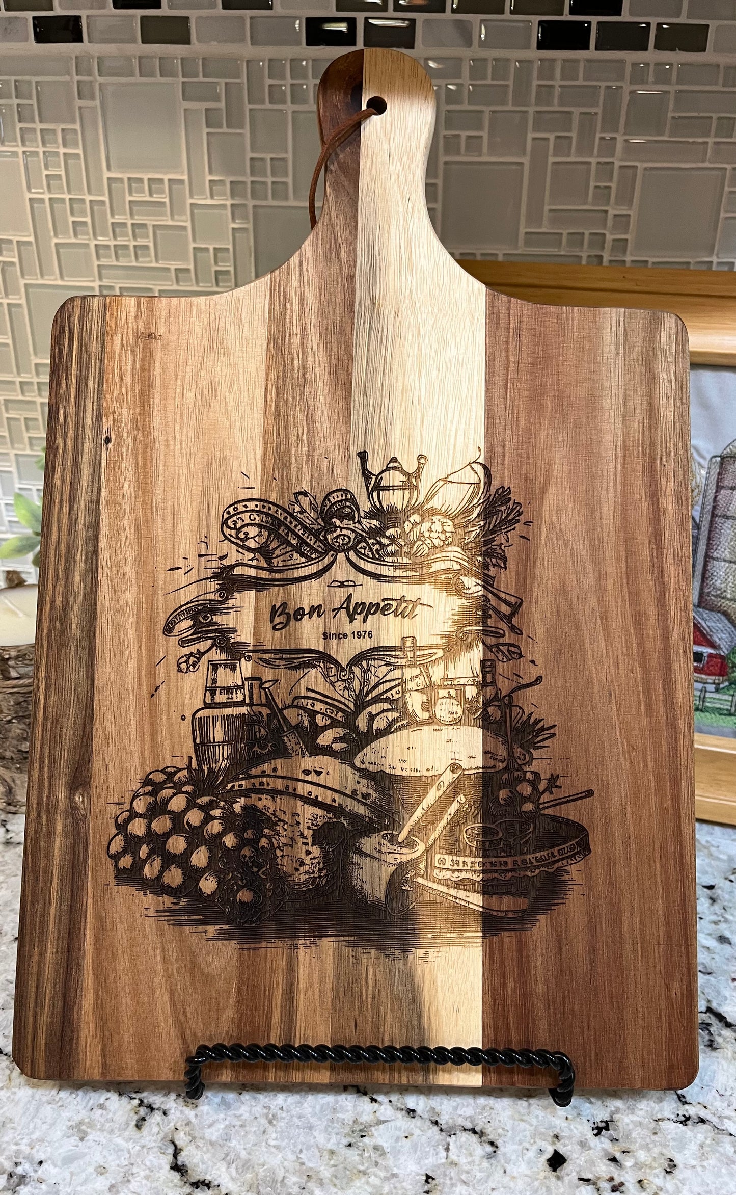 Laser-Engraved Cutting Board