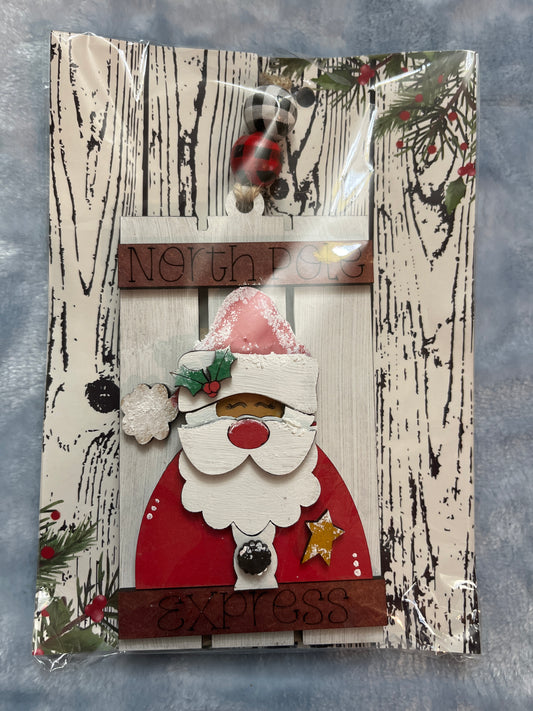 Santa Gift Card Ornament