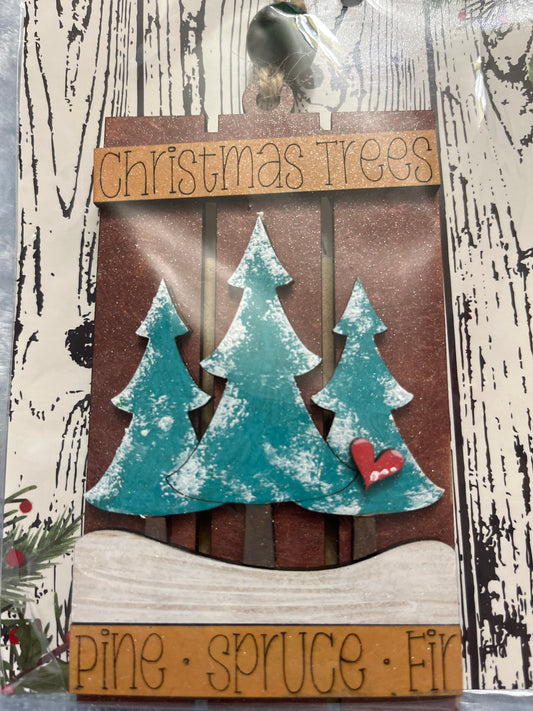 Christmas Tree Gift Card Ornament