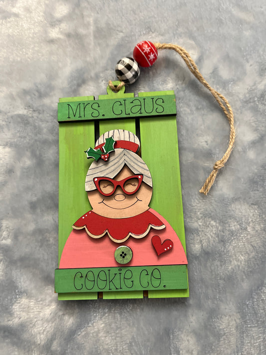 Mrs. Claus Gift Card Ornament