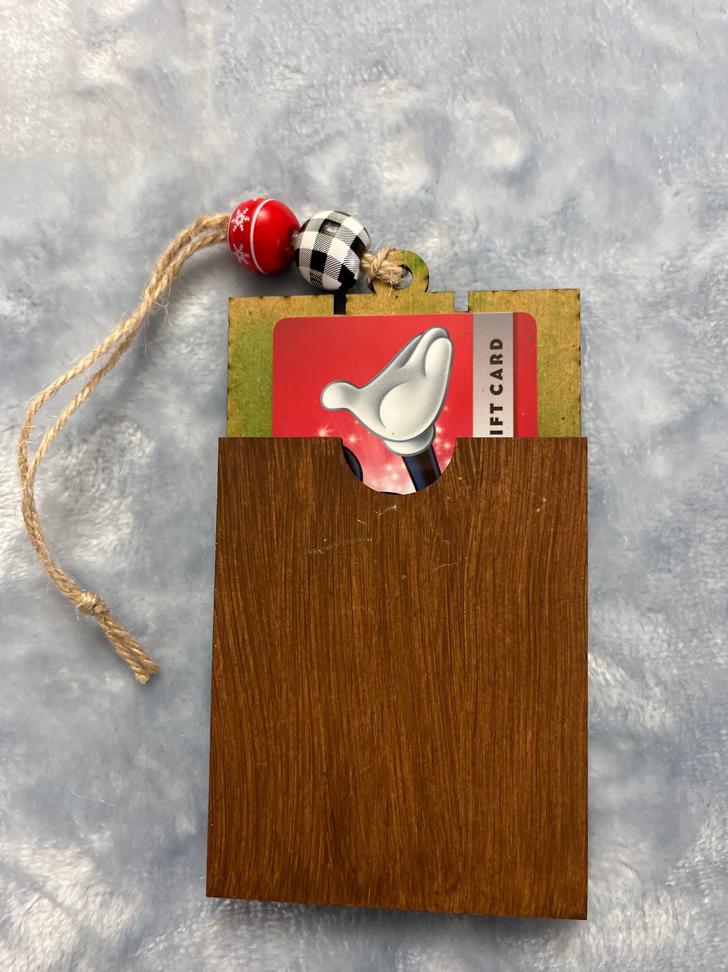 Mrs. Claus Gift Card Ornament